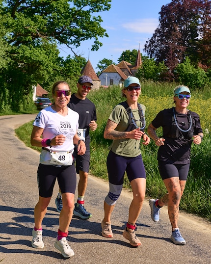 Samara, Anja, Max en ik kwamen samen in een hardloopgroepje van vier.