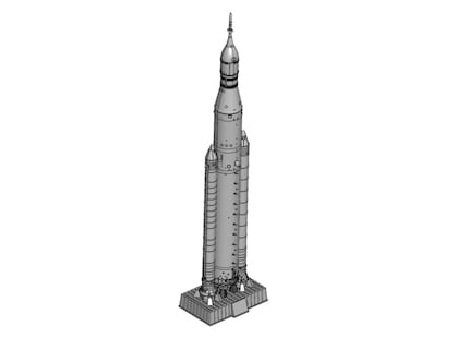 The first manned Artemis mission will take a four-person crew around the moon without landing and is currently scheduled for September 2025.