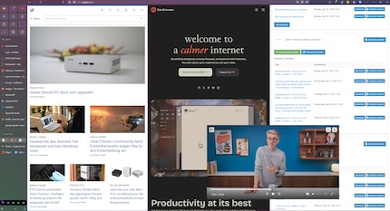 Zen biedt net als Firefox een beeld-in-beeld functie. Ik zou ook de minispeler onder de tabbladen of de splitscreenoptie niet willen missen.