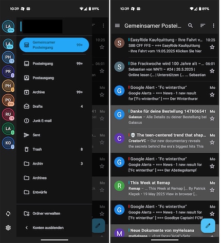 Ik vind Thunderbird Mobiel veel beter op mobiel dan op de desktop.