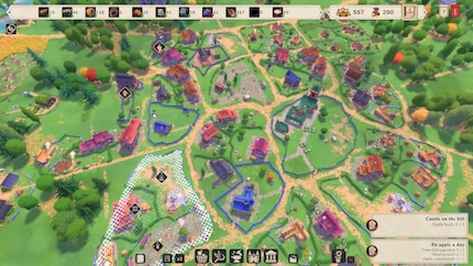 Hier zijn de wijken duidelijk te herkennen als verschillende stadsdelen.