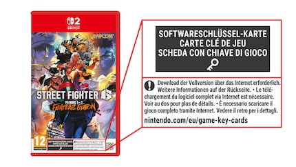 Street Fighter 6 als licentiekaart.