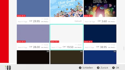 Zo ziet de eShop er meestal uit - alles wordt tegelijk geladen, maar niets wordt goed geladen. Een beproeving.