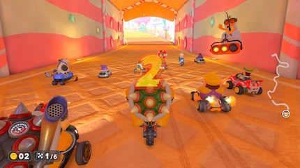 Er zijn rollende starts in Mario Kart World, voornamelijk op de open wegen.