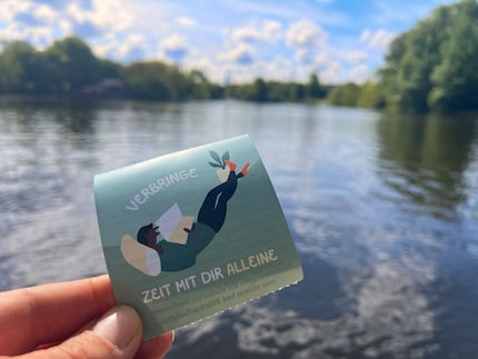 Hoewel de meeste ideeën niet nieuw zijn, is het altijd een goede reden om iets goeds voor mezelf te doen. Zoals hier: een beetje tijd alleen met mij aan het water..