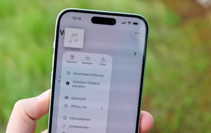 Met de share-functie kun je in iOS 26 audiobestanden selecteren als ringtone.