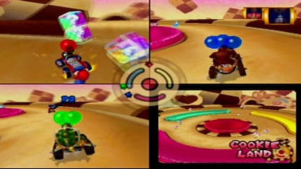Met «Mario Kart Double Dash» waren er nog fatsoenlijke levels voor de strijdmodus. 