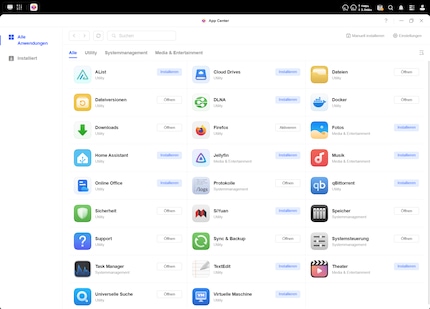 These are all the applications available in the App Center as of June 2025. Thanks to Docker, it’s still possible to run anything on them.