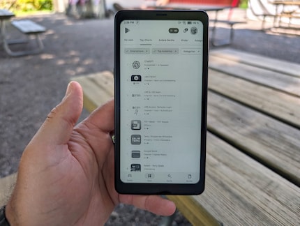 Dankzij Android kan ik de reader gebruiken als een mobiele telefoon of tablet.