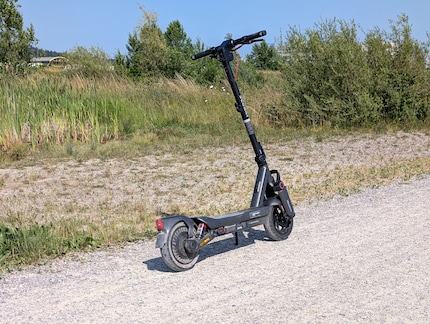Veldpaden met grind zijn geen probleem voor de Segway.