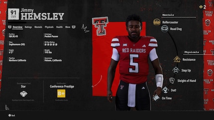 Jimmy Hemsley EST le futur de mes Red Raiders.
