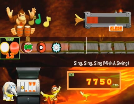 «Donkey Konga» is ontwikkeld door hetzelfde team als de bekende Japanse «Taiko no Tatsujin» ritmeserie.