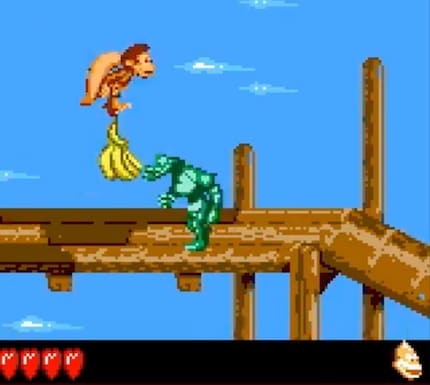 «Donkey Kong Land 3» ziet er ongelooflijk uit voor een Game Boy-spel. 