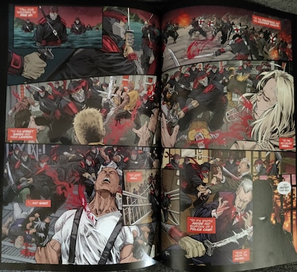 Die Panels wirken öfters überladen und auch sehr chaotisch.