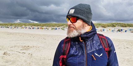 Zomer aan de Noordzee op 0 meter boven zeeniveau.