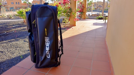 A considerable size: with a capacity of 115 litres, you can fit a lot into the Moby 7.