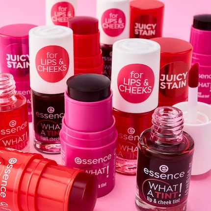 Shown here without the cap: Raspberry Vibes.
