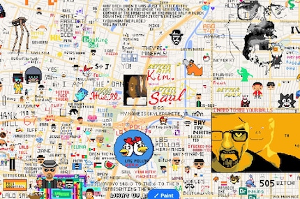 In Albuquerque, allusions to «Breaking Bad» and «Better call Saul» dominate.
