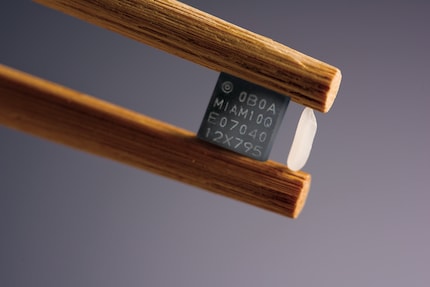 Eén doel van de ontwikkeling: steeds kleinere GPS-modules zoals deze.