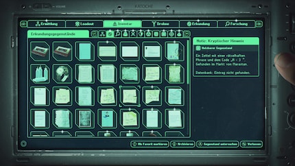Een inventaris zoals in Racoon City