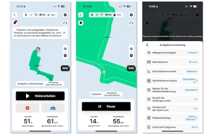 Die Menüs in der App sind arg verschachtelt, die Bedienelemente nicht immer klar.