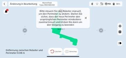 Nur nicht abschrecken lassen! Die manuelle Kartierung per App wirkt zunächst verwirrend und ist mehr Arbeit, liefert aber das bessere Ergebnis.