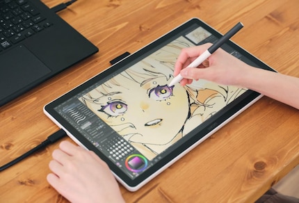 De Wacom One met 14-inch beeldscherm.