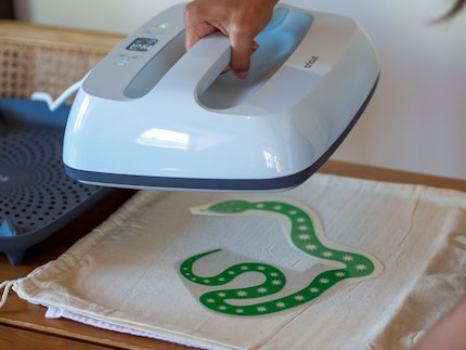 Nu wordt het ontwerp verwarmd. 
