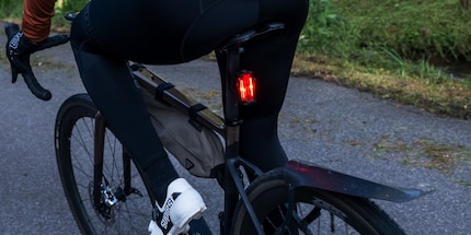De Radar Drive Rear van Lezyne detecteert voertuigen tot op 150 meter afstand.