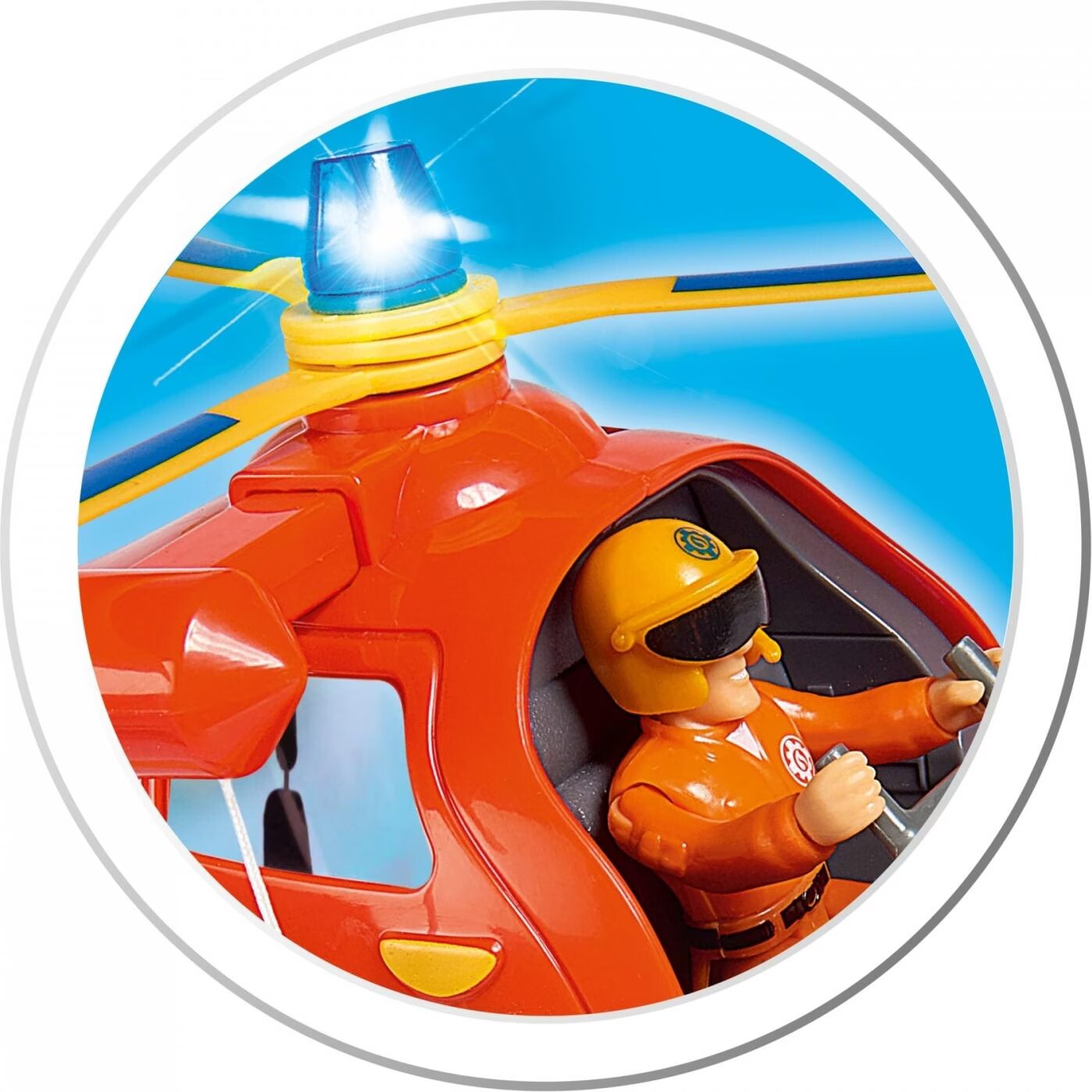 Brandweerman Sam Helikopter Wallaby inclusief figuur