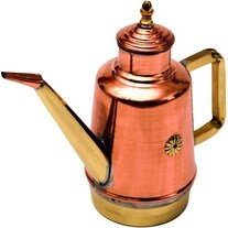 Gi Metal Tinned cupped old-fashioned style oil can 1,40 l