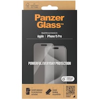 PanzerGlass Screen Protector (1 Piece, iPhone 15 Pro)