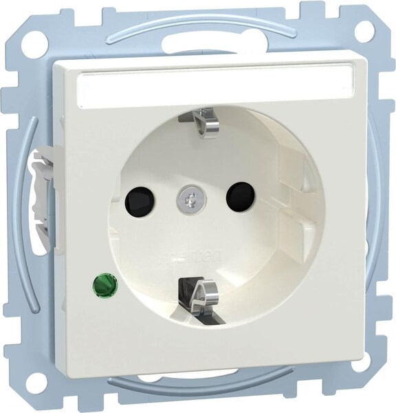 Merten, Presa Schuko combinata con deviatore, ad elevata protezione