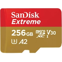 SanDisk Extreme microSDXC +SD /s (microSDXC, 256 Go, U3, UHS-I)