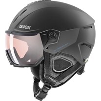 Uvex Sports uvex Instinct Visor Pro Variomatic ski helmet (size: 60-62 cm, 40 black matt) (60 - 62 cm, XL)