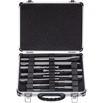 Bosch Professional Zubehör Drill and chisel set SDS-Plus 11 pieces in case (5 mm, 6 mm, 7 mm, 8 mm, 10 mm, 12 mm)