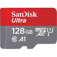 SanDisk Adaptateur Ultra microSDXC /s+SD (microSD, 128 Go, U1, UHS-I)