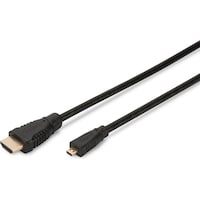 Digitus mini HDMI (Typ C) — HDMI (Typ A) (2 m, HDMI)