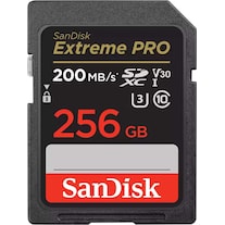 SanDisk Extreme PRO SDXC (SDXC, 256 Go, U3, UHS-I)