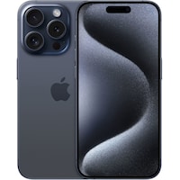 Apple iPhone 15 Pro (256 GB, Blauw titanium, 6.10", SIM + eSIM, 48 Mpx, 5G)