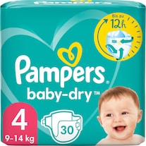 Pampers Baby-Dry (Taille 4, Pack, 30 pièce(s))