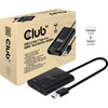Club 3D USB A naar HDMI 2.0 Dubbele Monitor 4K 60Hz Adapter