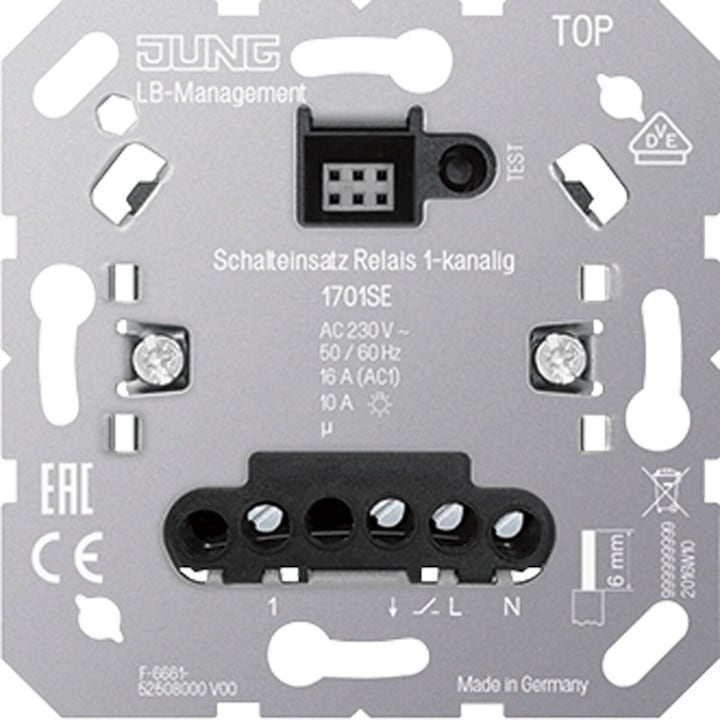 JUNG Schalteinsatz Relais 1K 1701SE