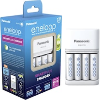 Panasonic eneloop Smart & Quick Charger BQ-CC55 (4 pcs, AA, 1900 mAh, Piles rechargeables + chargeur)