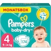 Pampers Baby Dry (Size 4, Monthly box, 174 Piece)