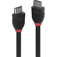 Lindy 5m 8K60Hz HDMI Kabel, Zwarte Lijn Mannelijk naar Mannelijk (5 m, HDMI)
