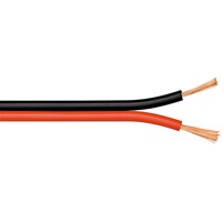 Goobay Câble de haut-parleur rouge;noir CU (10 m, 0.50 mm²² mm)