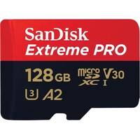 SanDisk Extreme PRO microSDXC (microSDXC, 128 Go, U3, UHS-I)
