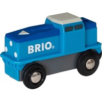 Brio Locomotive de fret à batterie bleue