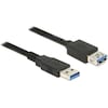 Delock USB 3.0 verlengkabel (5 m, USB 3.0)